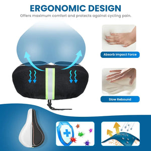 COUVRE SELLE DE VÉLO, RÉSPIRANT ET ÉTANCHE. ergonomique