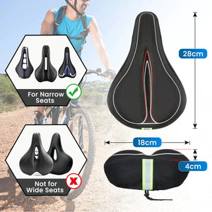 COUVRE SELLE DE VÉLO, RÉSPIRANT ET ÉTANCHE. dimensions
