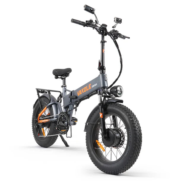 VAKOLE CO20 MAX Fat Bike Électrique Pliant avec Bimoteur