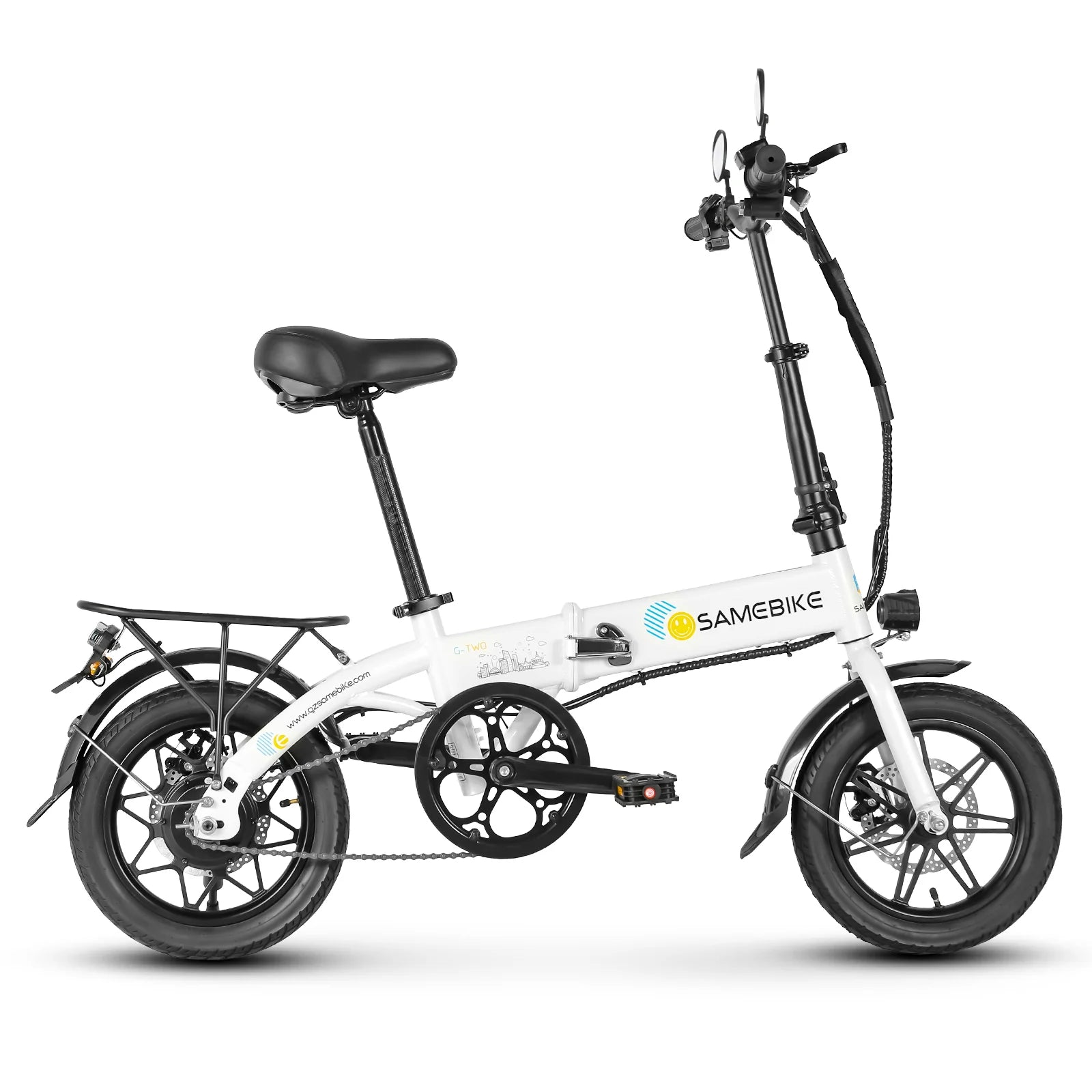 Draisienne Électrique Pliant SAMEBIKE YINYU14 | 350W | Portatif pour les Déplacements Quotidiens