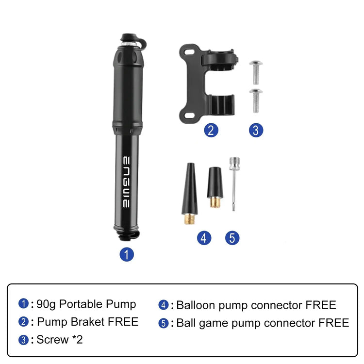 Mini Pompe À Air Pour Vélo Pneu Portable Pompe À Air Pour - Temu France