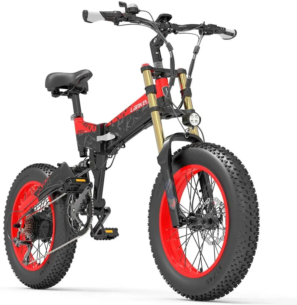 Fat Bike Electrique Pliant Lankeleisi X3000 PLUS UP 1000W RIDETRIC