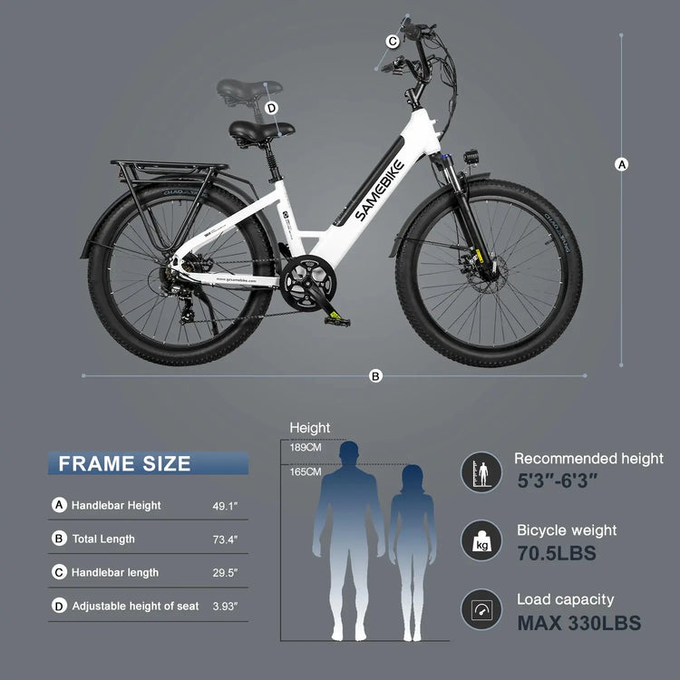 Vélo électrique polyvalent clearance