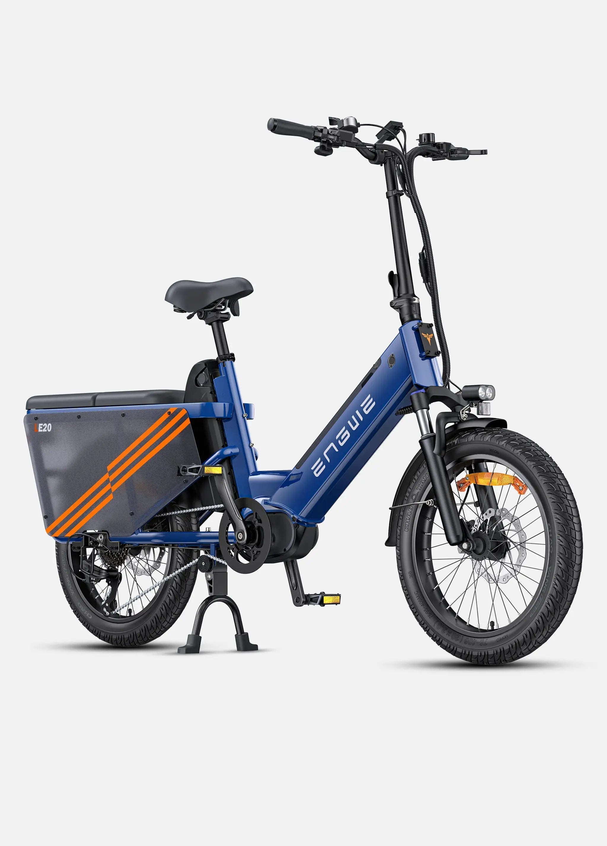 ENGWE LE20 - Vélo Électrique Biplace Cargo Compact : Puissance et Praticité pour deux places [PRE-COMMANDE]