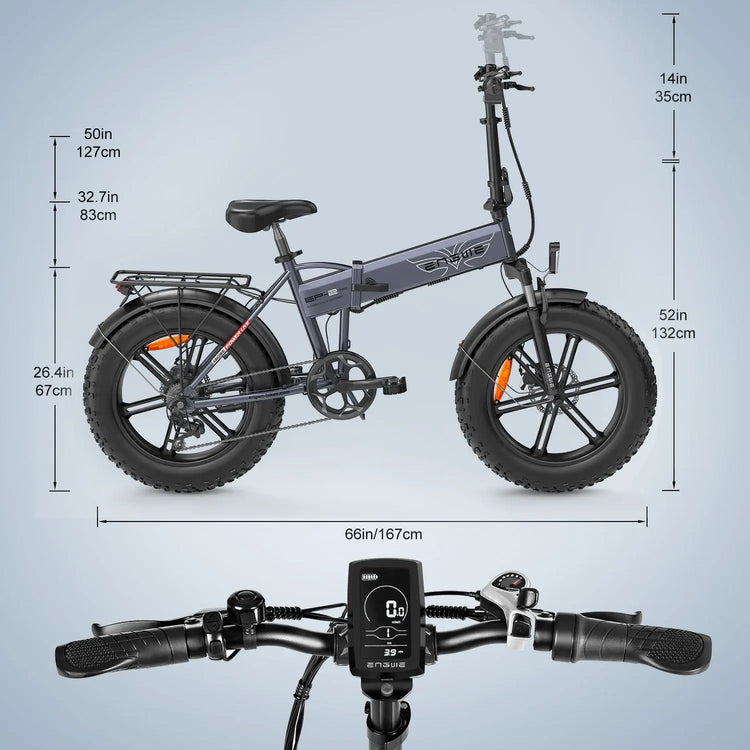 Pneu velo electrique pliant fatbike Snow chez