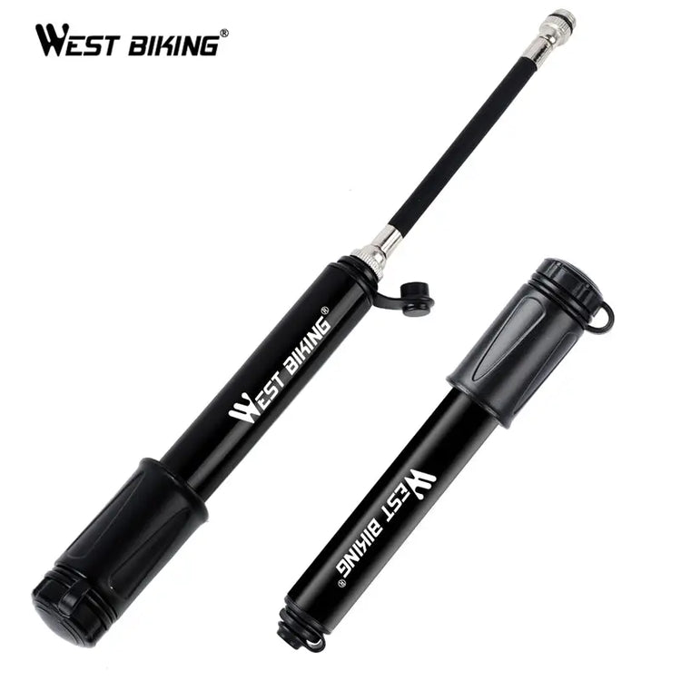 Achetez West Biking YP0711154 Pompe à Vélo Portable 230PSI Pompe Gonflable  Verticale Avec Base Pliante Pour Les Vélos Électriques, Motos de Chine