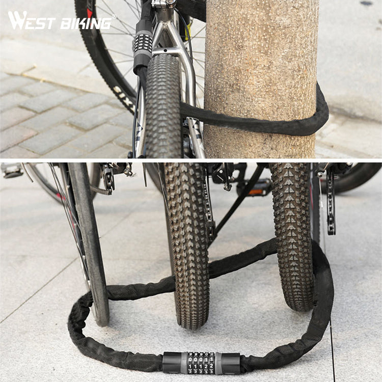 Combinaison de cadenas pour vélo pliant, antivol pour vélo avec